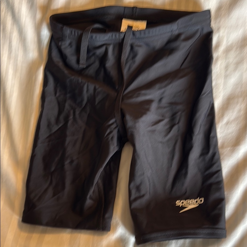 Boys Speedo Black Swim Jammers
